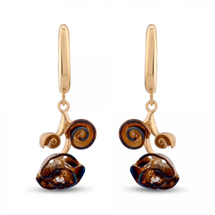 Сережки Gallica з діамантами GLHE0017-00