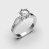 Каблучка у білому золоті, з діамантами 248031121