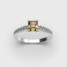 Каблучка у комбінованому золоті, з діамантами 247991121