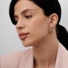 Серьги из комбинированного золота 312821100