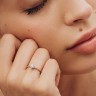 Кольцо из белого золота с бриллиантом 219451121.