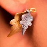Серебряное кольцо с фианитами.