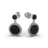 Серьги из белого золота с бриллиантами 315761121
