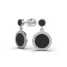 Серьги из белого золота с бриллиантами 315761121