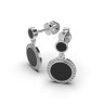 Серьги из белого золота с бриллиантами 315761121