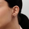 Сережки з жовтого золота, з чорними діамантами 322873122