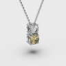 Кольє у білому золоті, з діамантами 748331121