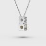 Кольє у білому золоті, з діамантами 748331121