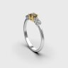 Каблучка у комбінованоу золоті, з діамантами 248291121