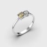Каблучка у білому золоті, з діамантами 248321121