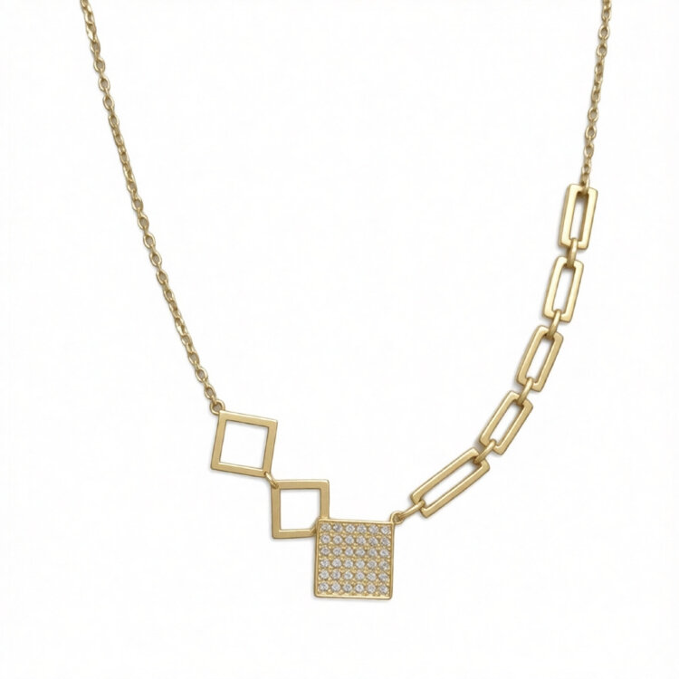 Кольє Qube з сапфірами QCN000051-00