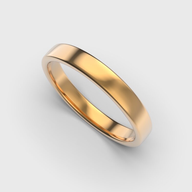 Обручка у червоному золоті 248101300