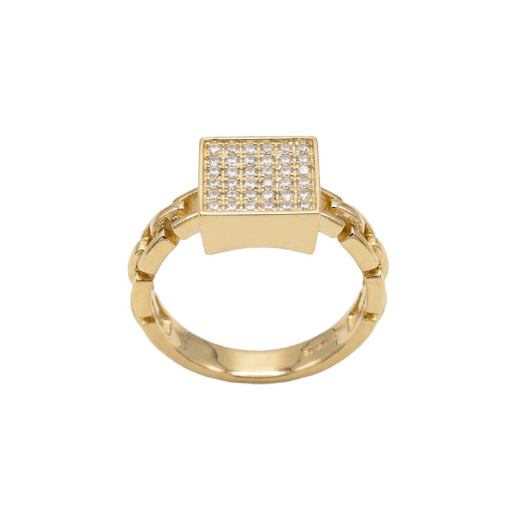 Каблучка Qube із сапфірами QCR000051-00