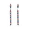 Сережки Rainbow з фіанітами DM4138-7CE