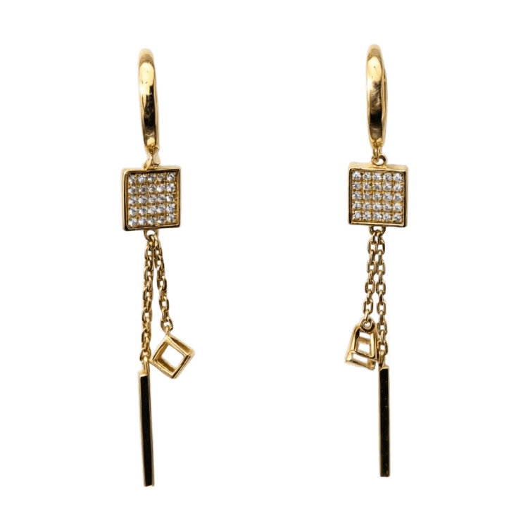 Сережки Qube із сапфірами QCE000051-00