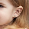 Сережки з білого золота, з діамантами 322471121