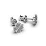 Серьги из белого золота с бриллиантами 338541121