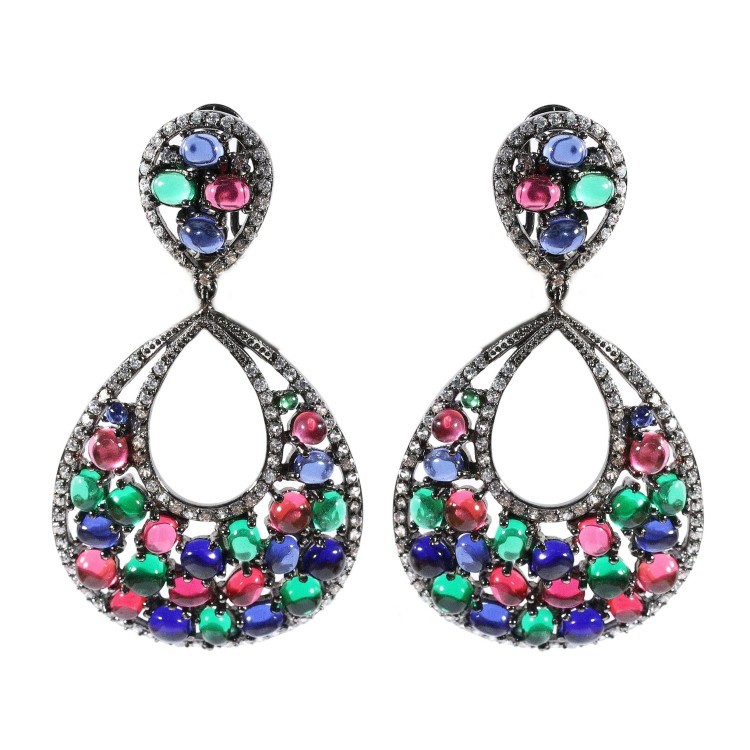 Сережки Cabochon EJD069-4