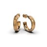 Серьги «Вышиванки» из красного золота 338731300