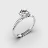 Каблучка у білому золоті, з діамантом 247951121