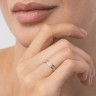 Обручальное кольцо из красного золота 233132421