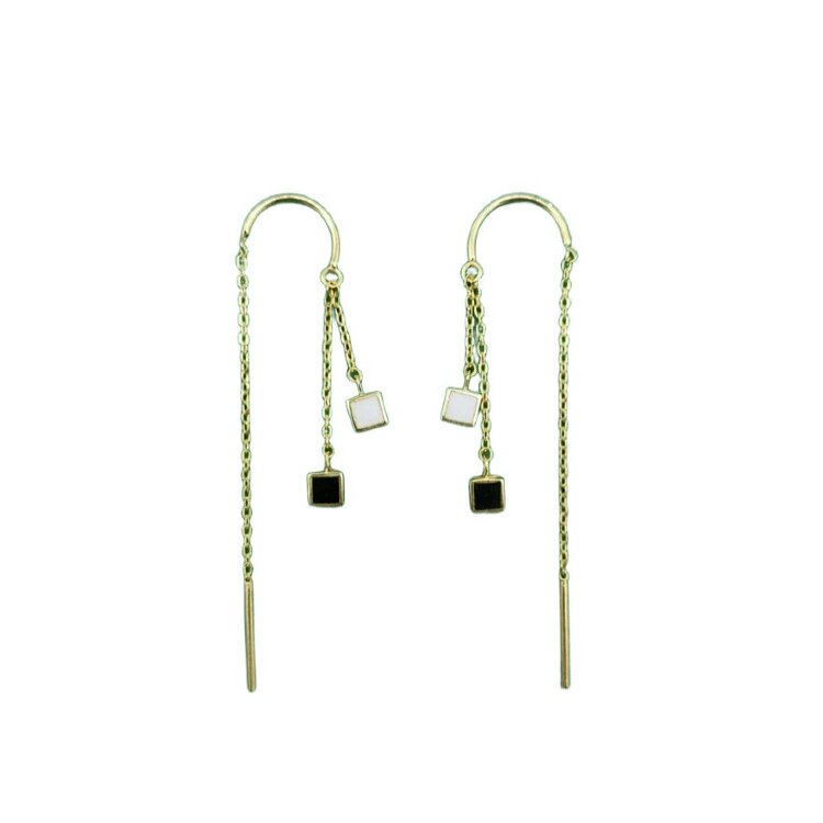 Сережки Qube з емаллю QCE000032-00