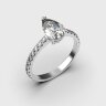 Каблучка у білому золоті, з діамантами 248771121 Каблучка у білому золоті, з діамантами 248771121