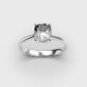 Каблучка у білому золоті, з діамантом 248811121 Каблучка у білому золоті, з діамантом 248811121
