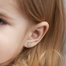 Серьги из белого золота 317601100