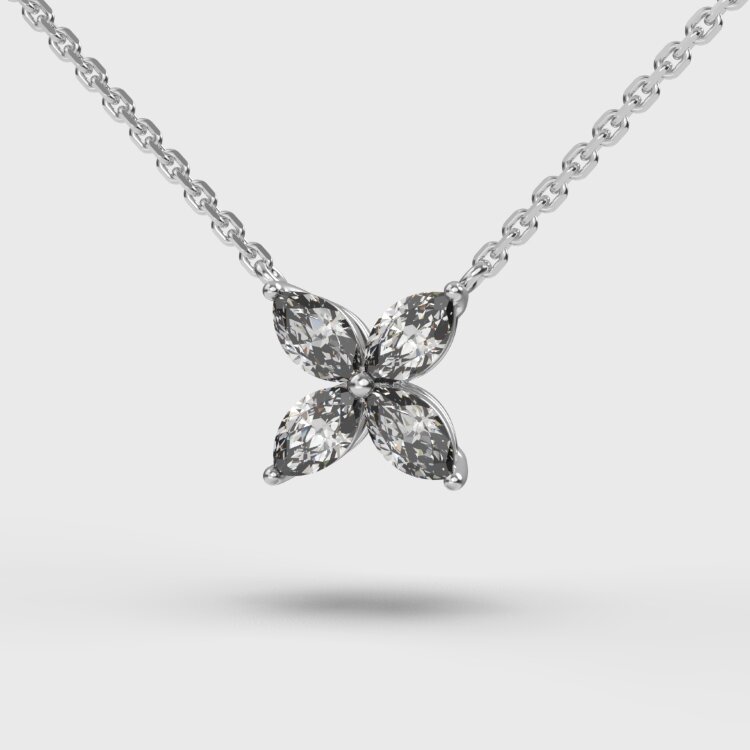 Кольє у білому золоті, з діамантами 748951121