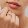 Кольцо из белого золота с бриллиантом 220691121.